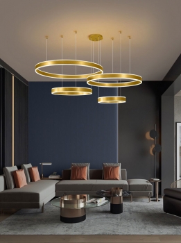 Đèn LED vòng hiện đại trang trí nội thất chung cư DL 037