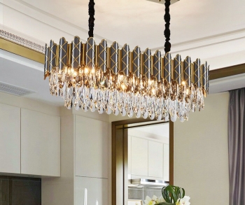 Đèn chùm pha lê nhập khẩu hiện đại sang trọng DC 045