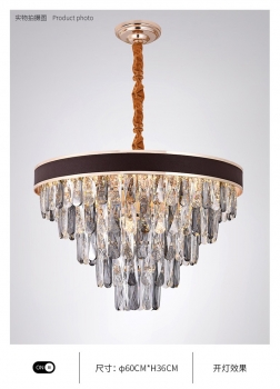 Đèn chùm pha lê hiện đại nhập khẩu sang trọng DC 061