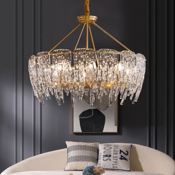 Đèn pha lê nhập khẩu trang trí nội thất chung cư DC 065