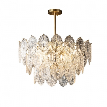 Đèn pha lê nhập khẩu trang trí nội thất phòng khách DC 066