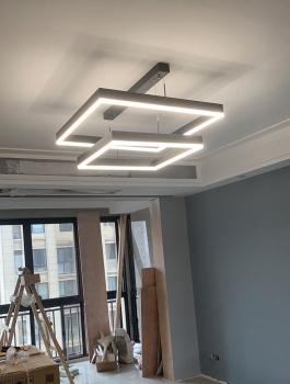 Đèn LED vuông hiện đại trang trí nội thất chung cư DL 024