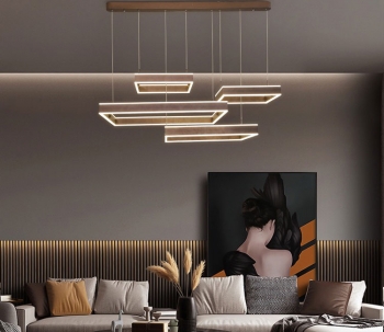 Đèn LED vuông thả trần trang trí nội thất DL 035