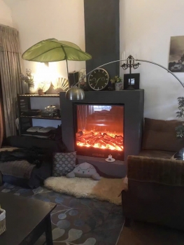 Lò Sưởi Trang Trí Quán Cà Phê Tạo Không Gian Ấm Áp Tạo Điểm Nhấn