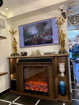 Cách sử dụng lò sưởi giả trang trí trong phòng cho hợp phong thủy